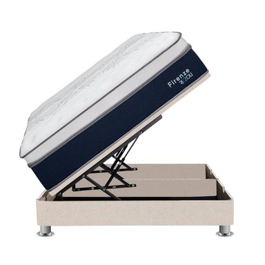 CAMA BOXET RIZZOLI FIRENZE QUEEN BEIGE - 2
