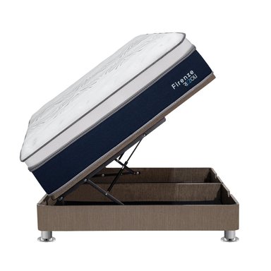 CAMA BOXET RIZZOLI FIRENZE MARRON 2 PLAZAS MARRÓN - 2