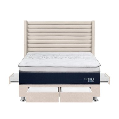 DORMITORIO RIZZOLI FIRENZE KING CON CAJONES BEIGE - 2