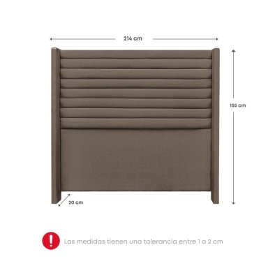 DORMITORIO RIZZOLI FIRENZE KING CON CAJONES MARRON - 8