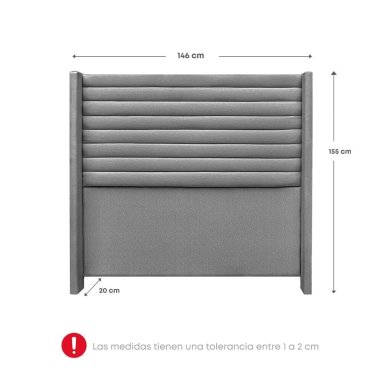 DORMITORIO EUROPEO RIZZOLI FIRENZE 2 PLAZAS PLATA + VELADOR MUNDIAL - 9
