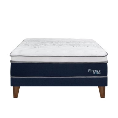 CAMA EUROPEA RIZZOLI FIRENZE 2 PLAZAS AZUL - 2
