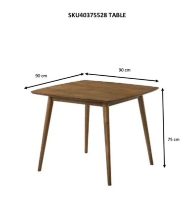 JUEGO COMEDOR RIPLEY HOME PAULINA 4 SILLAS - 3