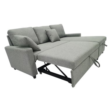 SECCIONAL DERECHO RIPLEY HOME BAÚL 4 CUERPOS GRIS - 7