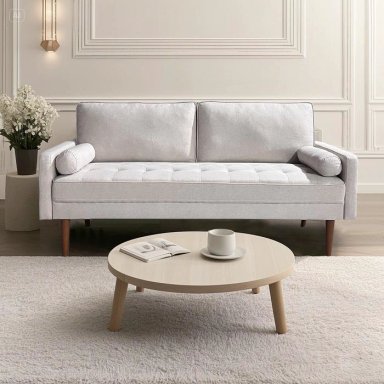 SOFÁ RIPLEY HOME ELISA 3 CUERPOS TELA BEIGE