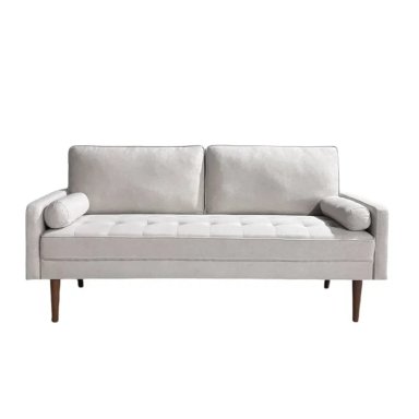 SOFÁ RIPLEY HOME ELISA 3 CUERPOS TELA BEIGE - 2