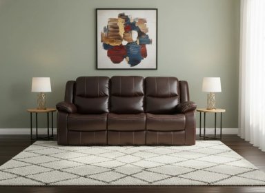 SILLÓN RECLINABLE RIPLEY HOME FINESSO 3 CUERPOS MARRÓN