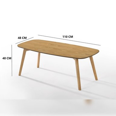 MESA DE CENTRO RIPLEY HOME KENT NATURAL 110X48 CM - 4