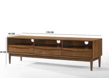 MESA DE TV RIPLEY HOME CENTURY CON CAJÓN MARRÓN HASTA 65" - 3