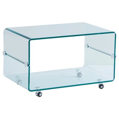 MESA DE CENTRO RIPLEY HOME LUREN TRANSPARENTE 80X50 CM - 2