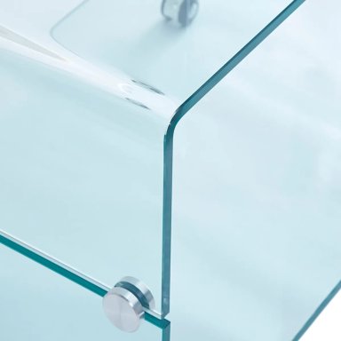 MESA DE CENTRO RIPLEY HOME LUREN TRANSPARENTE 80X50 CM - 6