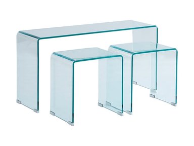 MESA DE CENTRO RIPLEY HOME SETX3 LOTTO TRANSPARENTE - 2