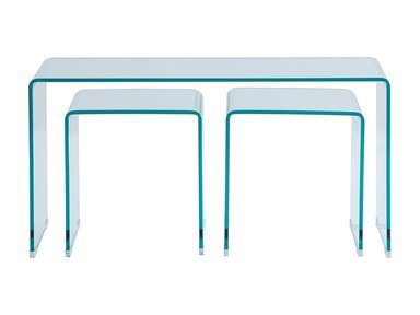 MESA DE CENTRO RIPLEY HOME SETX3 LOTTO TRANSPARENTE - 4