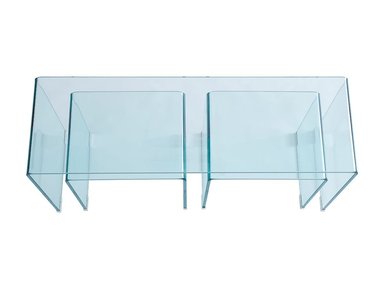 MESA DE CENTRO RIPLEY HOME SETX3 LOTTO TRANSPARENTE - 6