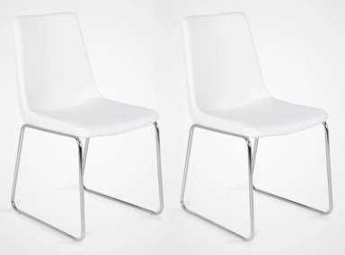 SET X 2 SILLAS DE COMEDOR RIPLEY HOME JANE BLANCA