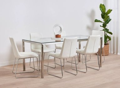 SET X 2 SILLAS DE COMEDOR RIPLEY HOME JANE BLANCA - 7
