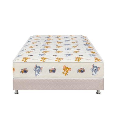 CAMA FORLI BEIGE COLCHÓN TOM & JERRY 1.5 PLAZAS - 2