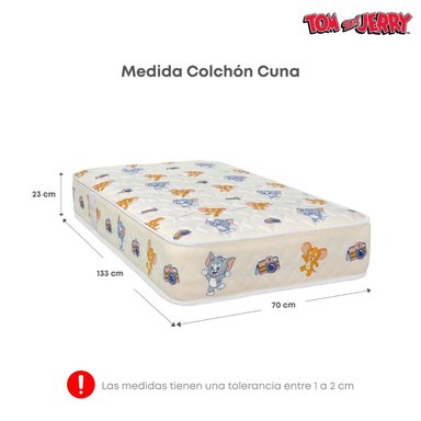 COLCHÓN FORLI TOM & JERRY CUNA - 8