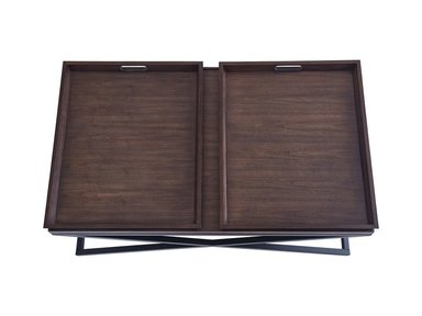 MESA DE CENTRO RIPLEY HOME MONARCA CAFÉ 120X70 CM - 5