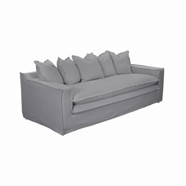 SOFÁ DOLBLE COJÍN MAISON LINETT LILLE 3 CUERPOS GRIS - 4