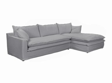 SECCIONAL DERECHO MAISON LINETT LILLE 5 CUERPOS GRIS - 4