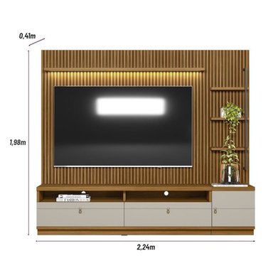 CENTRO DE ENTRETENIMIENTO MODULAR RIPLEY HOME MONTEVIDEO HASTA 75" - 2