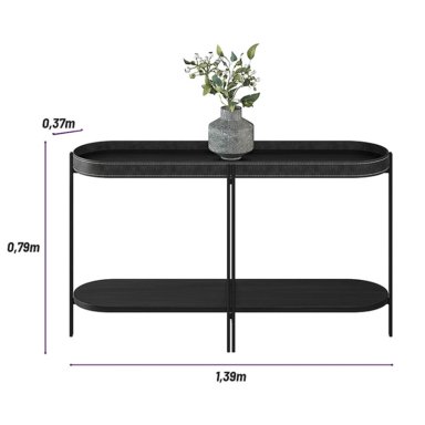 RECIBIDOR RIPLEY HOME MONACO NEGRO - 3
