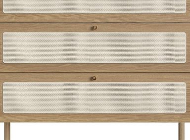 CÓMODA MAISON LINETT HANOVER LOUISE 3 CAJONES MADERA CLARA - 2
