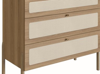 CÓMODA MAISON LINETT HANOVER LOUISE 3 CAJONES MADERA CLARA - 4