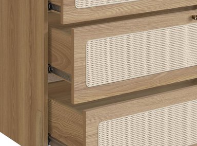 CÓMODA MAISON LINETT HANOVER LOUISE 3 CAJONES MADERA CLARA - 6