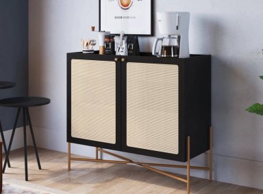 MUEBLE BAR MAISON LINETT LOUISE NEGRO