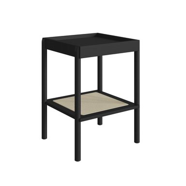 MESA LATERAL MAISON LINETT LOUISE MADERA OSCURA 40 X 43 CM - 2