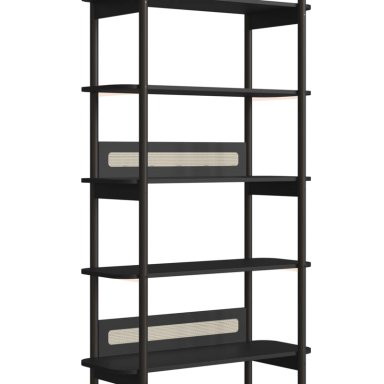 ESTANTE MAISON LINETT LOUISE NEGRO - 5