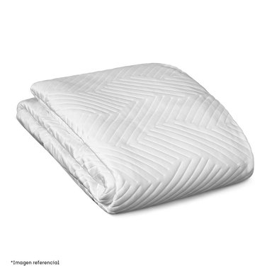 PROTECTOR DE COLCHÓN PARAÍSO IMPERMEABLE 1.5 PLAZAS BLANCO - 2