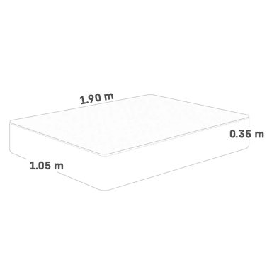 PROTECTOR DE COLCHÓN PARAÍSO IMPERMEABLE 1.5 PLAZAS BLANCO - 3