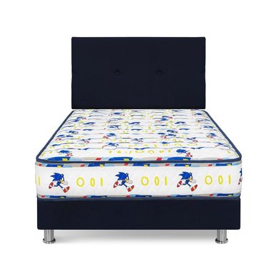 DORMITORIO AMERICANO FORLI SONIC 1.5 PLAZAS AZUL - 2