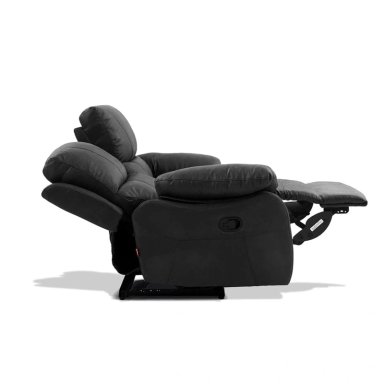 SOFÁ RECLINABLE ROSEN ORSON 2 CUERPOS GRIS STONE - 4