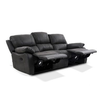 SOFÁ RECLINABLE ROSEN ORSON 3 CUERPOS GRIS STONE - 3