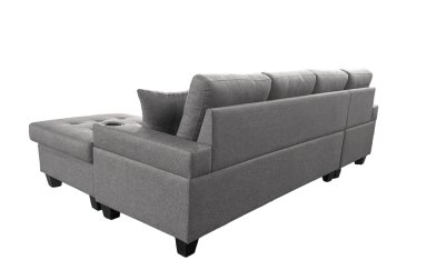 SECCIONAL INTERCAMBIABLE RIPLEY HOME ALESSANDRO 4 CUERPOS GRIS OSCURO - 6