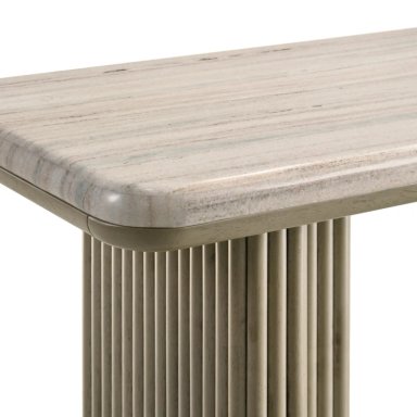 RECIBIDOR MAISON LINETT CELINE MÁRMOL BEIGE 135X50 CM - 6