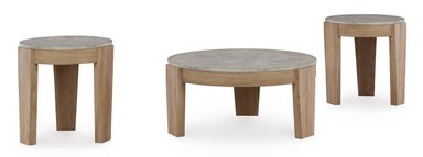 SET X3 MESA DE CENTRO ASHLEY GUYSTONE - 2