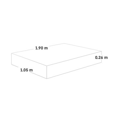 COLCHÓN KOMFORT HOME COLLECTION 1.5 PLAZAS - 5