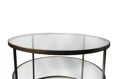 MESA DE CENTRO RIPLEY HOME BRASS ESPEJO 90X90 CM - 4