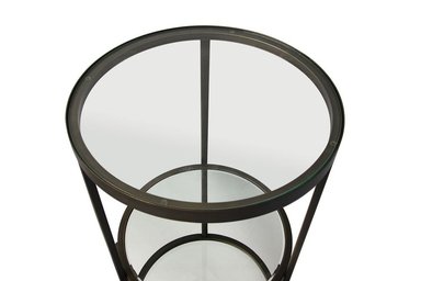 MESA LATERAL RIPLEY HOME BRASS ESPEJO 42X42 CM - 3