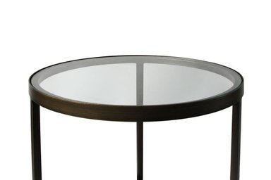 MESA LATERAL RIPLEY HOME BRASS ESPEJO 42X42 CM - 4