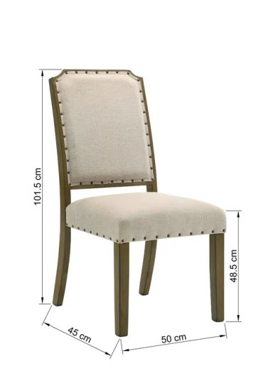 SET X2 SILLAS DE COMEDOR RIPLEY HOME HAGEN MADERA BEIGE - 3