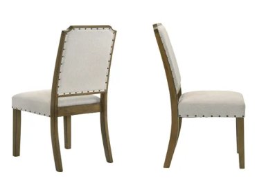 SET X2 SILLAS DE COMEDOR RIPLEY HOME HAGEN MADERA BEIGE - 4