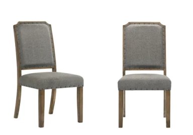 SET X2 SILLAS DE COMEDOR RIPLEY HOME HAGEN MADERA GRIS