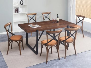 MESA DE COMEDOR RIPLEY HOME IRONBRIDGE 90X180 CM - 4
