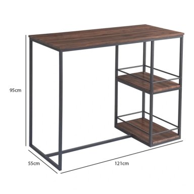 MESA DE BAR RIPLEY HOME IRONBRIDGE 55X121 CM - 3